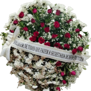 Coroa de Flores Duas Metades | Consultar preços via WhatsApp