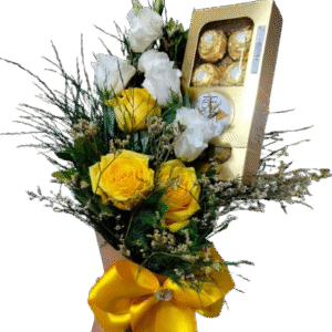Cone de Flores Amarelas