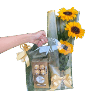 Bolsa de flores Girassóis